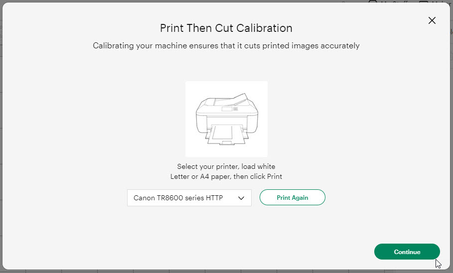 Calibrating your machine for Print Then Cut – Help Center