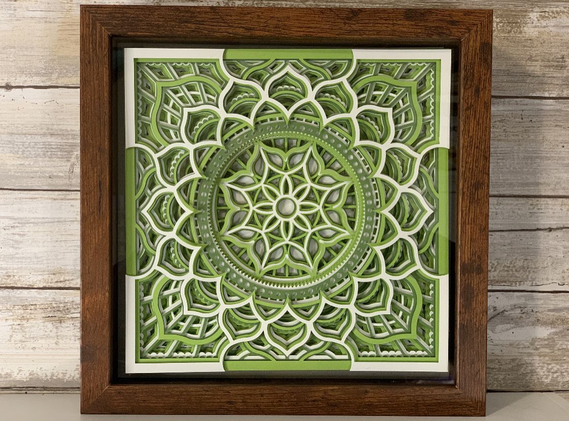 3D Layered Mandala Shadow Box 3D Layered Mandala Shadow Box