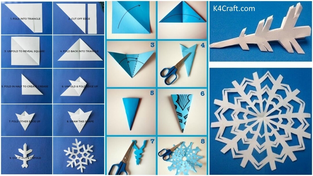 Intricate Paper Snowflake Patterns