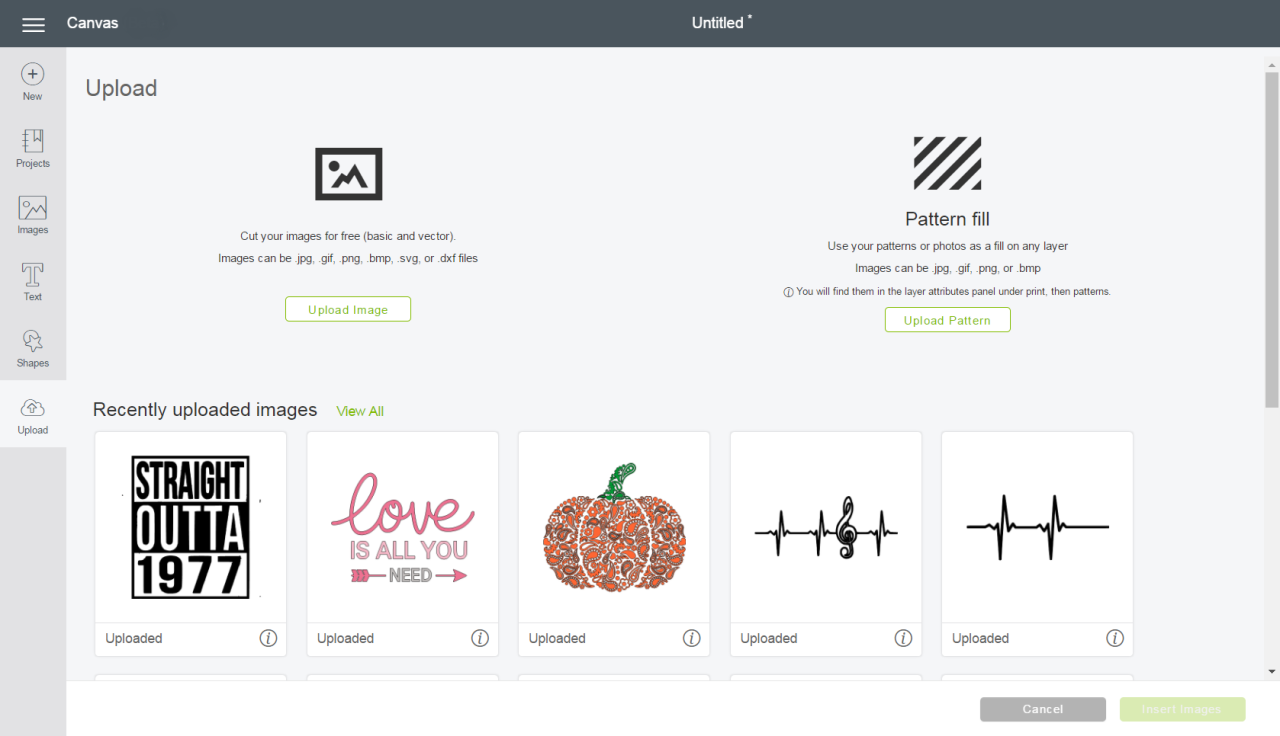 How To Upload an Image in Cricut Design Space