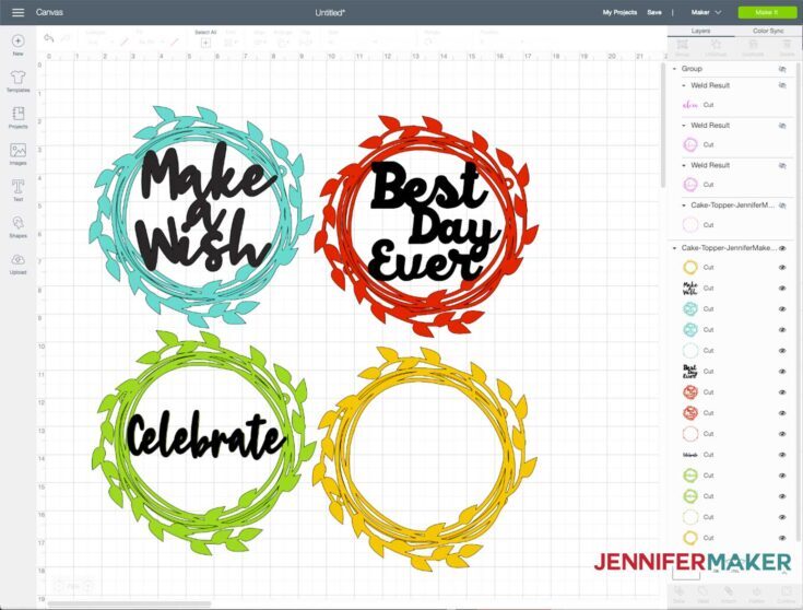 How To Make Acrylic Cake Toppers – TeckwrapCraft