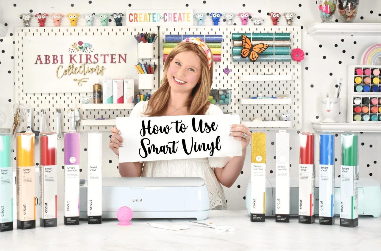 How to Use Cricut Smart Vinyl Materials - Cricut Smart Vinyl Tutorial