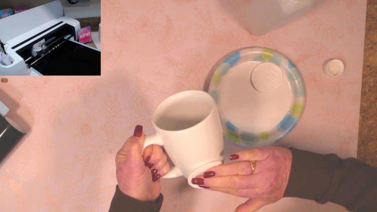 Permanent Vinyl on Ceramic Mugs - Creates with Love Permanent Vinyl on Ceramic Mugs - Creates with Love